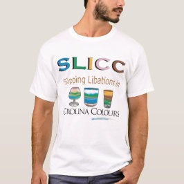 Sipping Libations in Carolina Färg T Shirt