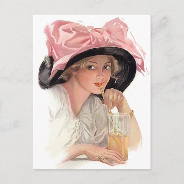 Sipping Soda Vykort (Framsida)