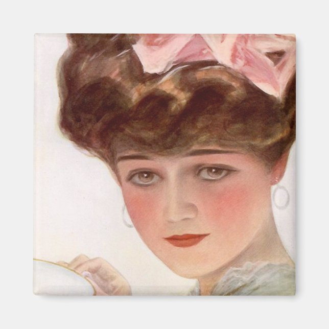 Sipping Tea Magnet (Framsidan)