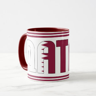 Sippin's med Qatar Patriotic Coffee Mugg