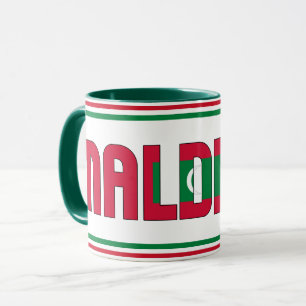 Sippin's with Maldives Patriotic Coffee Mugg