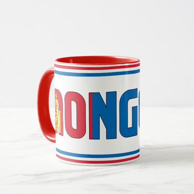 Sippin's with Mongolia Patriotic Coffee Mugg (Framsida vänster)