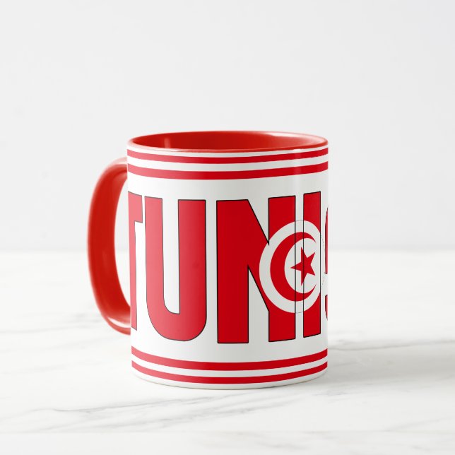 Sippin's with Tunisien Patriotic Coffee Mugg (Framsida vänster)