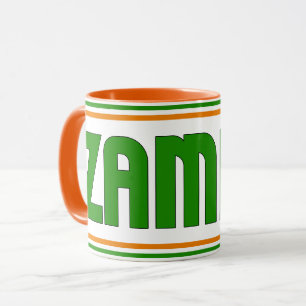 Sippin's with Zambia Patriotic Coffee Mugg