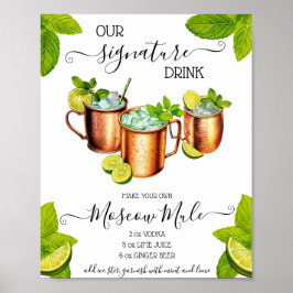 Sippra, Sippra Hurra Moskva Mule Signaturdryck Rec Poster