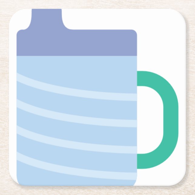 sippy kopp underlägg papper kvadrat (Framsidan)