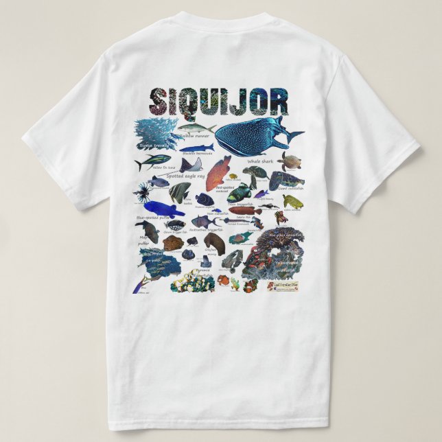 Siquijor Underwater World T Shirt (Design baksida)