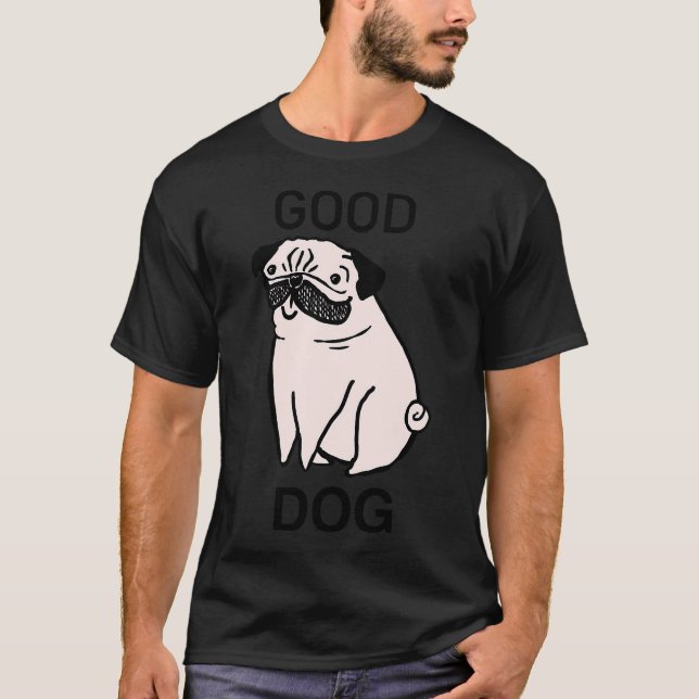 Sir Arlington Mops T Shirt (Framsida)