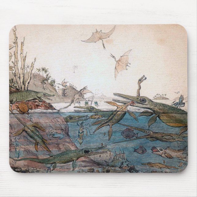 Sir Henry Thomas De la Beche " Duria Antiquior " Musmatta (Framsidan)