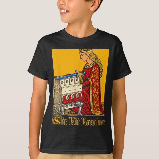 Sir Kit Breaker Svärd T Shirt (Framsida)