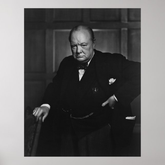 Sir Winston Churchill Poster (Framsidan)