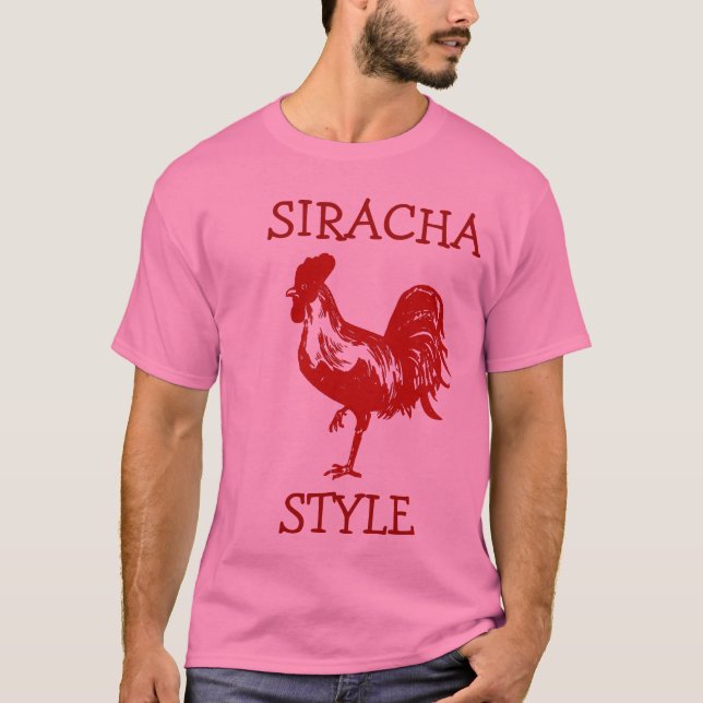 Siracha stil tee shirt (Framsida)
