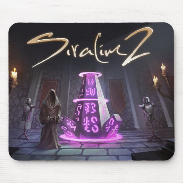 Siralim 2 Mousepad (titelskärmen) Musmatta (Framsidan)