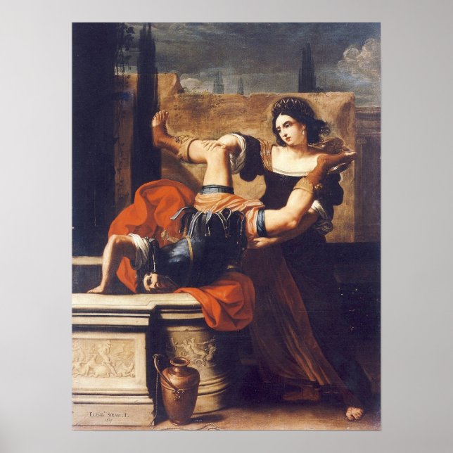 Sirani - Timoclea-Dödan Alexander Poster (Framsidan)