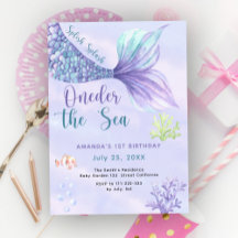 Siren 1-års födelsedagsfest Under Havet Siren