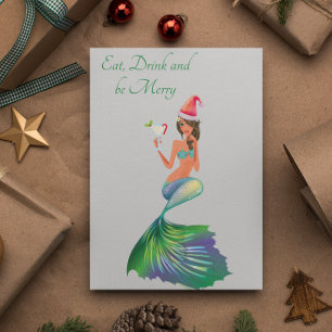 Siren Eat Drink och Var Glad Jul Helgkort