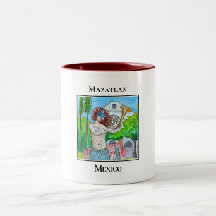 Siren från Plazuela Machado Två-Tonad Mugg
