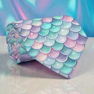 Siren Glam Pastellfärgade Herrslips Knytning Slips