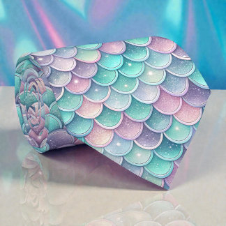 Siren Glam Pastellfärgade Herrslips Knytning Slips