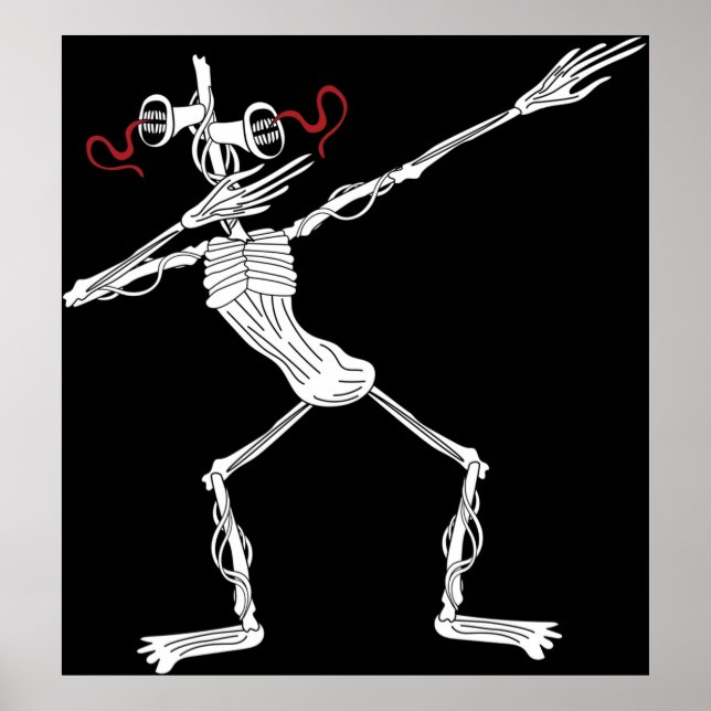 Siren Head Dance Dabbing Poster (Framsidan)