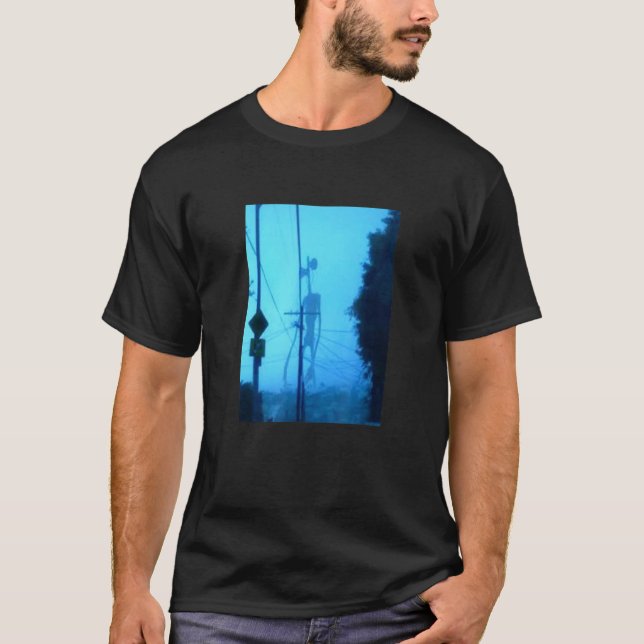 Siren Head Sirenhead Creepypasta Horror T Shirt (Framsida)