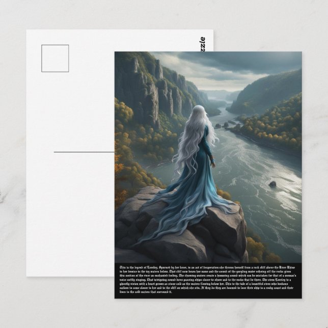 Siren Loreley Vykort (Fram/baksida)
