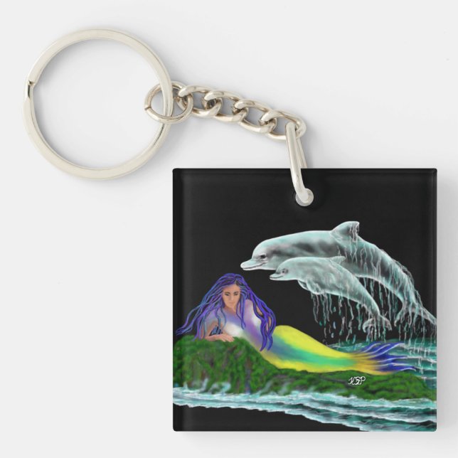 Siren med delfiner (Framsidan)