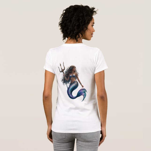 Sirén med spjut t shirt (Hel baksida)