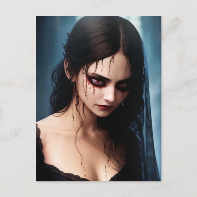 Siren of Shadows Vykort (Framsida)