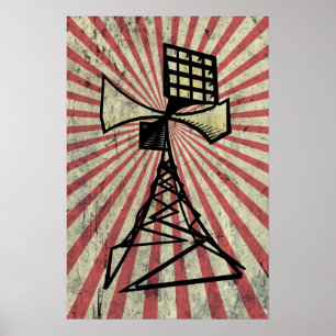Siren radiosände torn poster