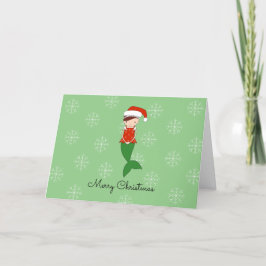 Siren Snöflingor Jul Helgkort