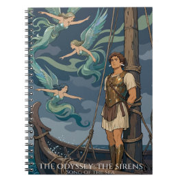 Siren Song Over Stormy Seas Anteckningsbok
