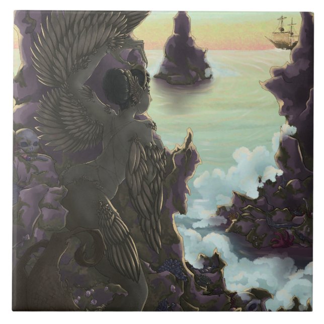 Siren Stones Kakelplatta (Framsidan)