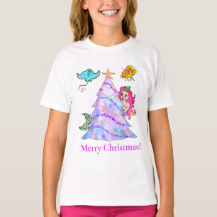 Siren & Vänner Dekorerar Julgran T Shirt