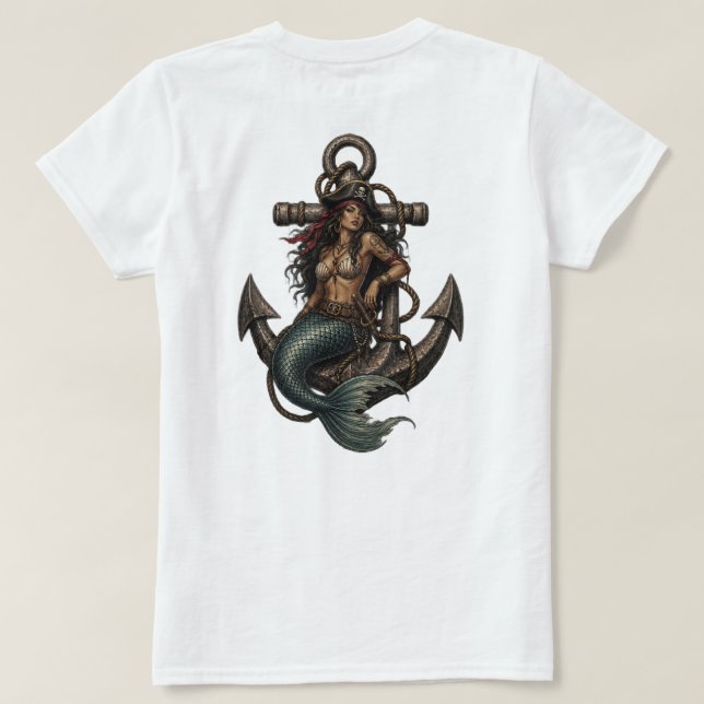 Sirenen av Ankaret T Shirt (Design baksida)