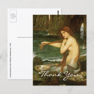 Sirenen av John William Waterhouse Vykort