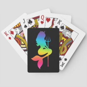 Sirenena för Sin Rainbow Poker-uppspelningskort Casinokort