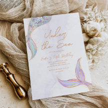 Sirenens stjärt under havet