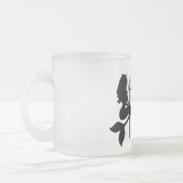 Sirener av rostfritt glas frostad glasmugg