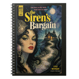 Sirenernas Förhandlings Fantasy Skräck Bok Journal Anteckningsbok