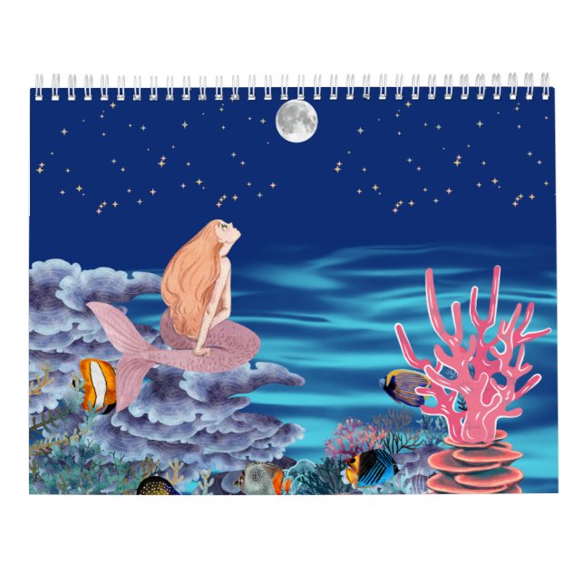 sirenmirando la luna kalender (Baksida)