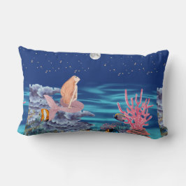 sirenmirando la luna lumbarkudde