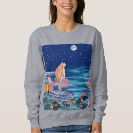 sirenmirando la luna t shirt