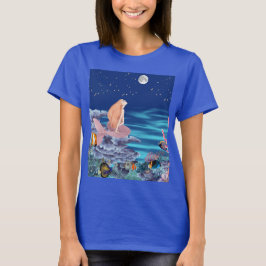 sirenmirando la luna t shirt