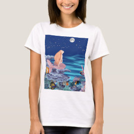 sirenmirando la luna t shirt