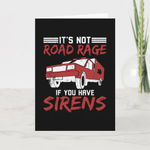 Sirens för Ambulance Driver Kort