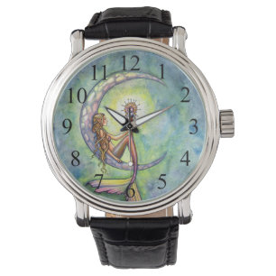 Sirens Måne Fantasykonst Armbandsur