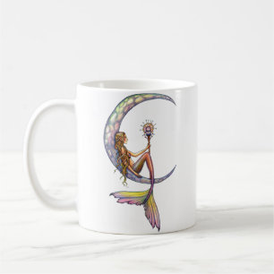 Sirens Måne Fantasykonst Kaffemugg