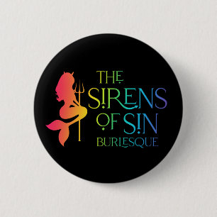 Sirens of Sin Rainbow Button Knapp