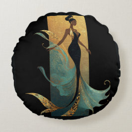 SIRENS SVART SERIE #1  RUND KUDDE